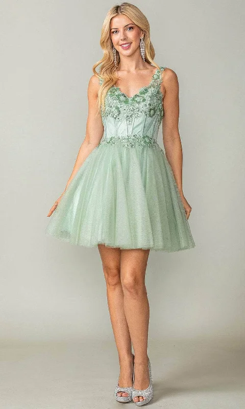 Today’s Special Dancing Queen 3374 - Sleeveless Corset Cocktail Dress