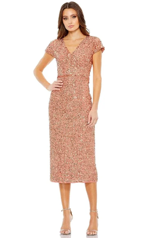 Exclusive Savings Mac Duggal 10766 - Sequin Sheath Cocktail Dress
