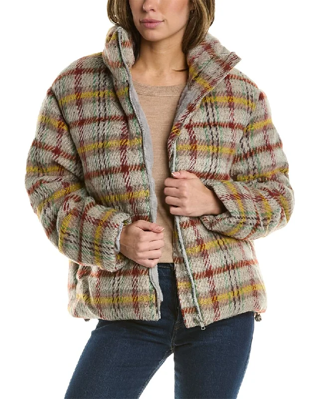 Price Rollback Apparis Josh Plaid Puffer Jacket