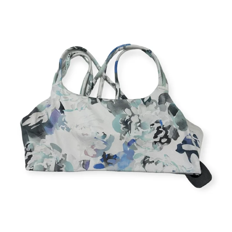 Limited Stock Athletic Bra By Athleta In Floral Print, Size: S