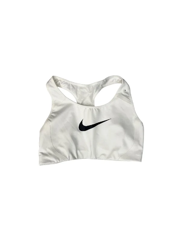 Clearance Items Athletic Bra By Nike Apparel In White, Size: M