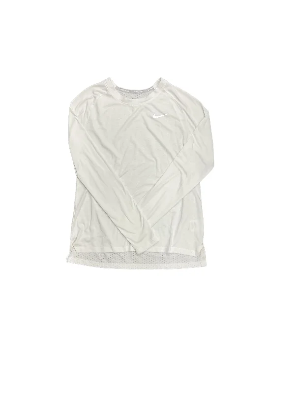 Last Chance Athletic Top Long Sleeve Crewneck By Nike  Size: M