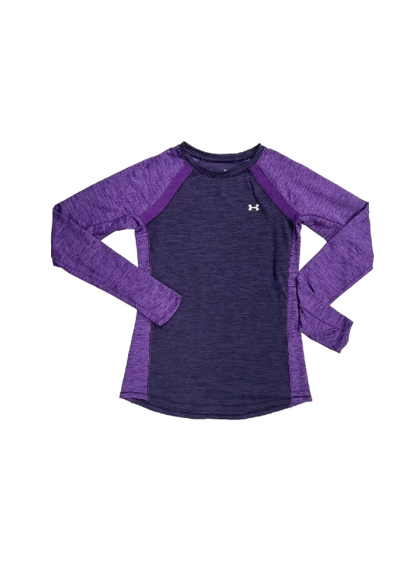 Buy Now Athletic Top Long Sleeve Crewneck By Under Armour In Purple, Size: S