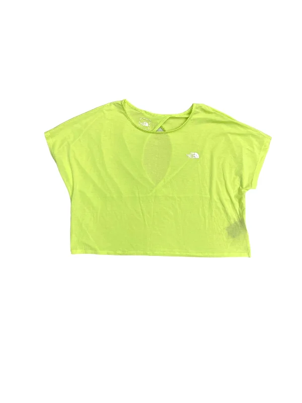 Great Deals Athletic Top Short Sleeve By The North Face In Green, Size: Xl