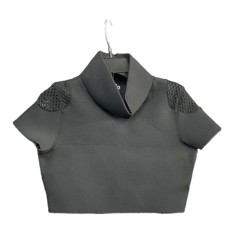 Low Prices Black Athletic Top Short Sleeve Alo, Size S