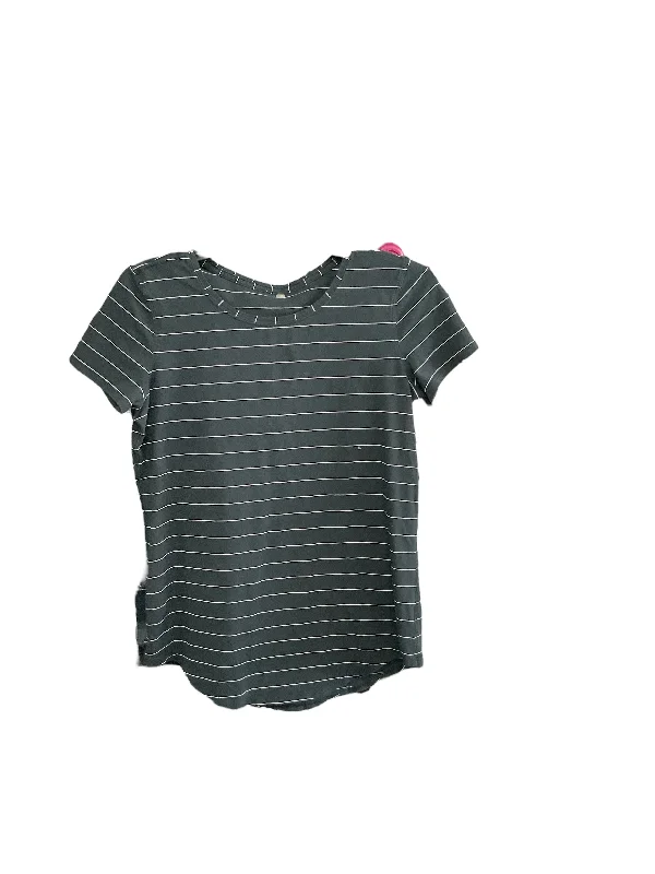 Early Access Black Athletic Top Short Sleeve Lululemon, Size 4