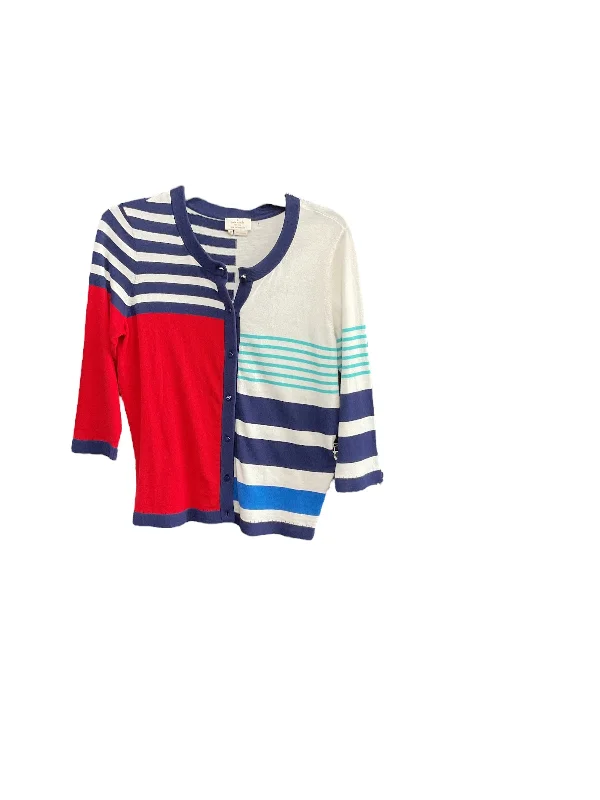 TIME-Limited Offer Blue & Red & White Cardigan Designer Kate Spade, Size M