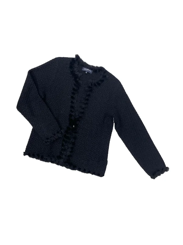 Loyalty Reward Cardigan By Jones New York In Black, Size: Xl