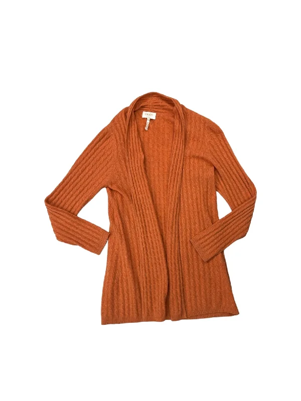 Incredible Offers Cardigan By Laundry In Orange, Size: M