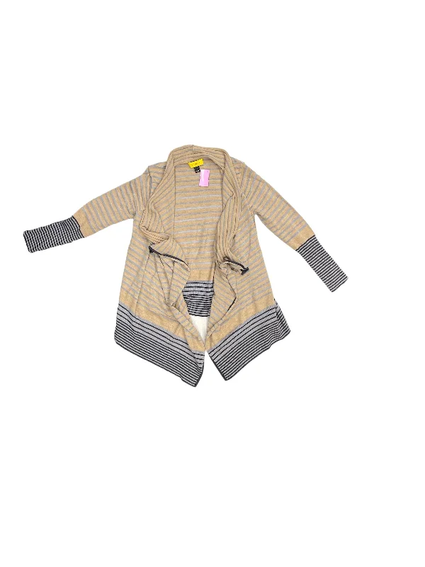 Online Only Cardigan By St. John In Brown & Grey, Size: S