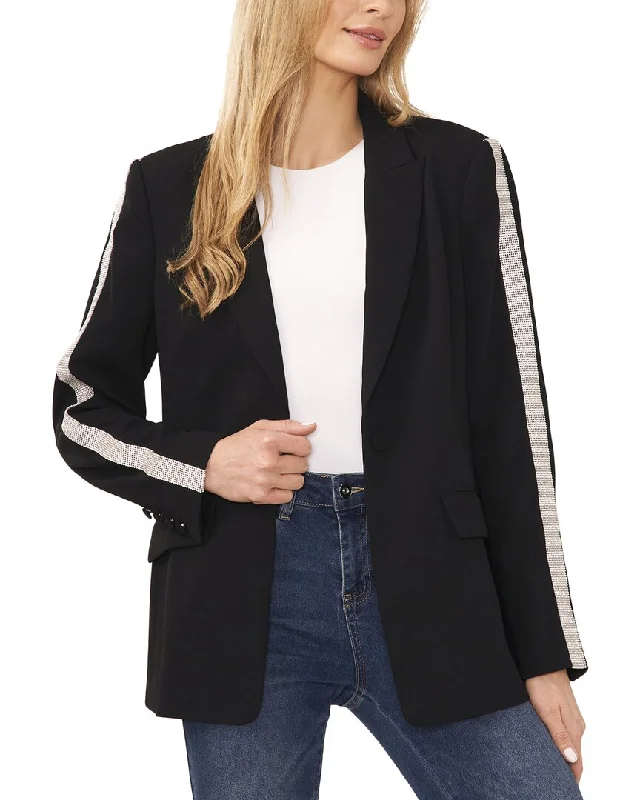 Closeout Cece Rhinestone Trim Blazer