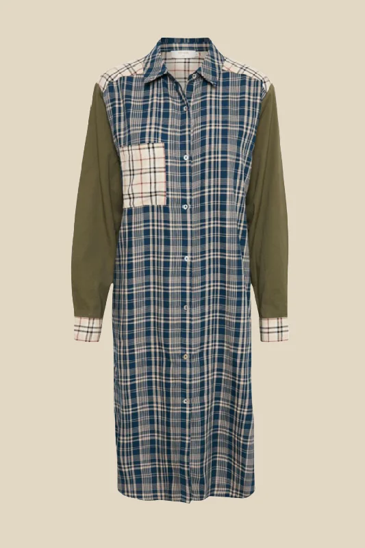 Instant Savings Dallas Check Shirt Dress