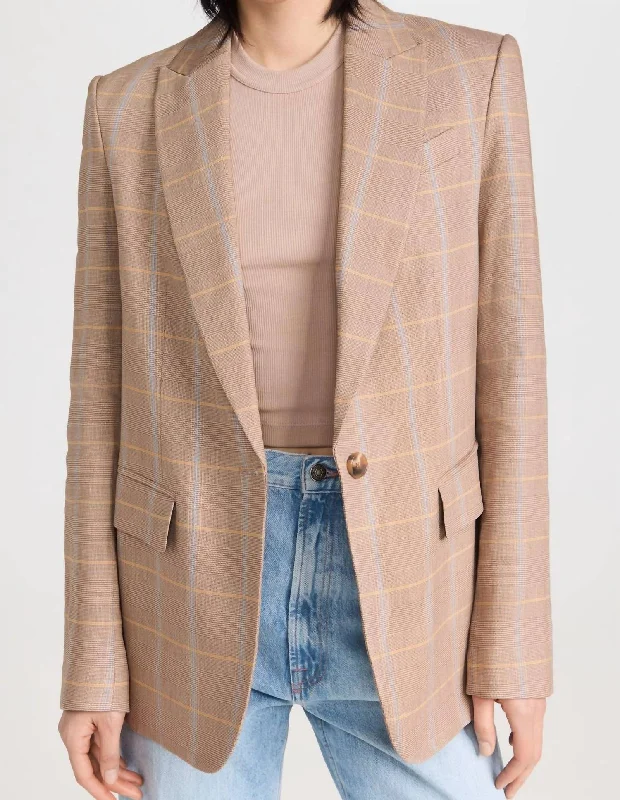 Lowest Price Donovan Jacket In Tawny Plaid