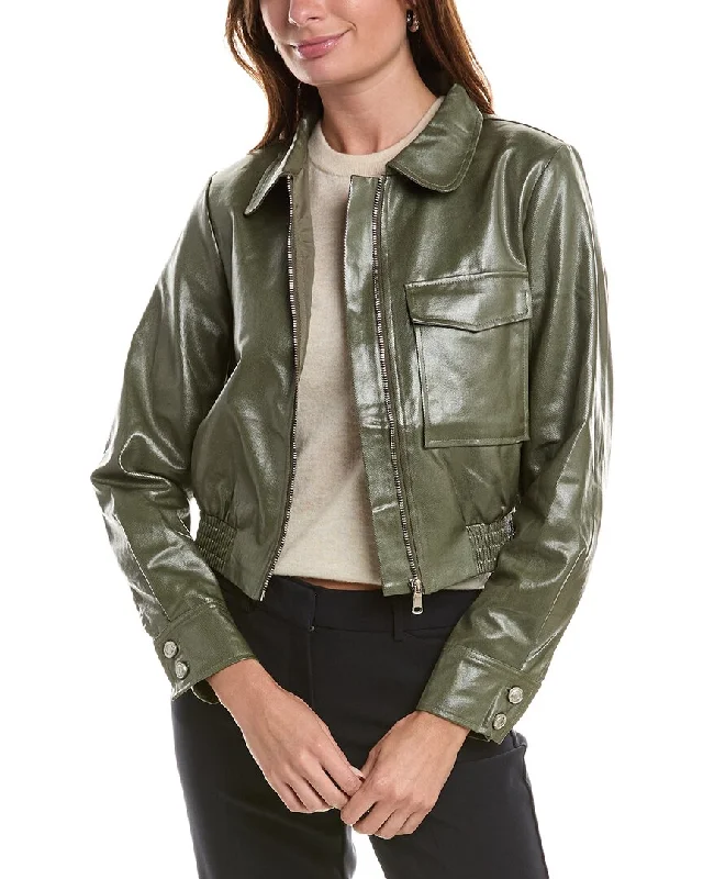 Discount Extravaganza Gracia Coated Twill Jacket