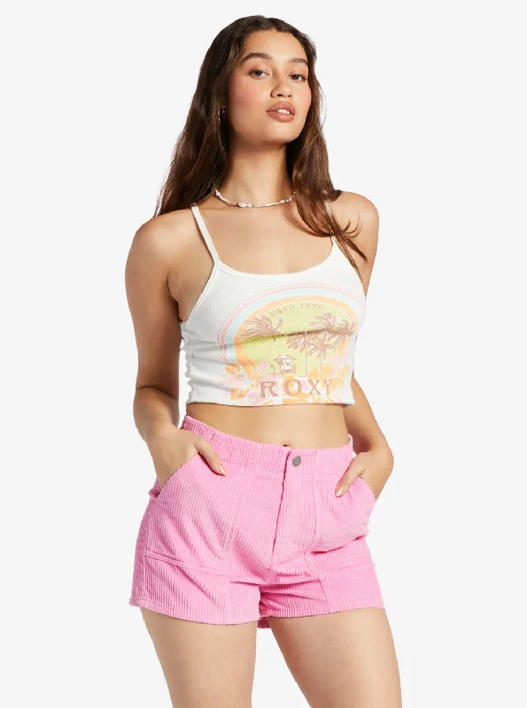Bargain Prices Haleiwa Moment Cropped Tank Top - Snow White