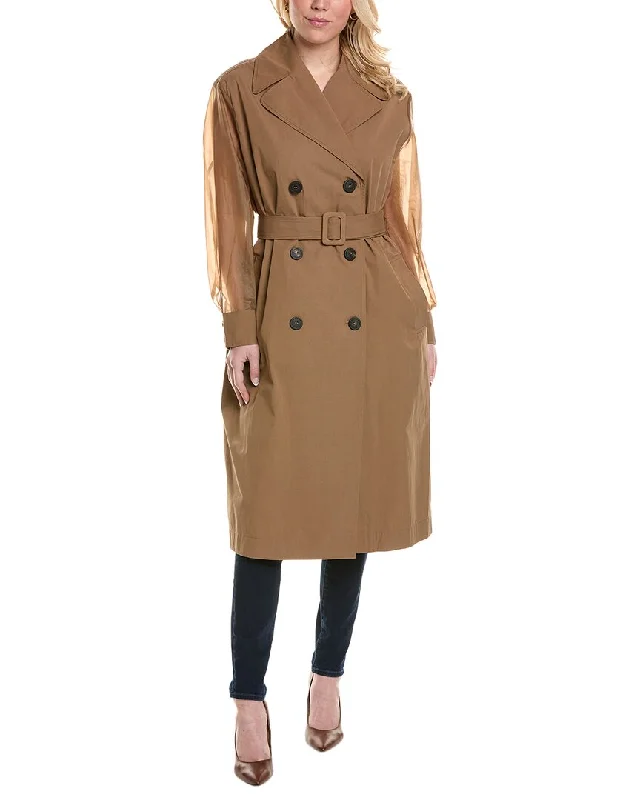 Limited Time Offer Peserico Belted Trench Coat