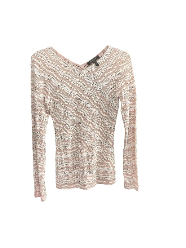Unbeatable Prices Pink Top Long Sleeve Bcbgmaxazria, Size S