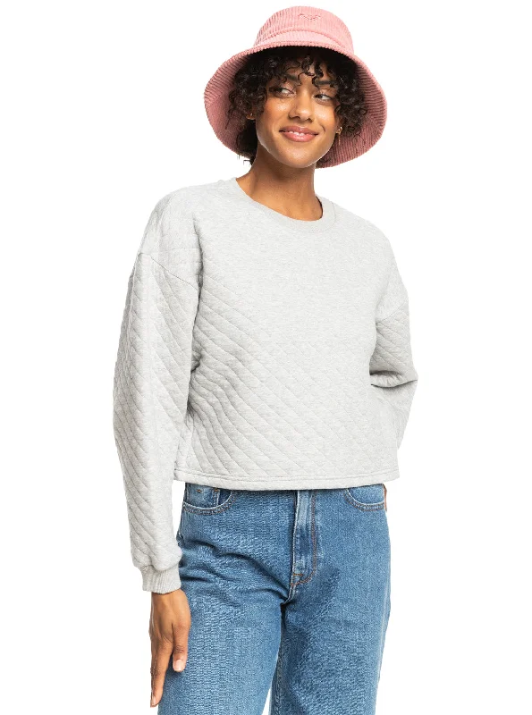 Savings Galore Surf Break Quilted Lounge Top - Heritage Heather