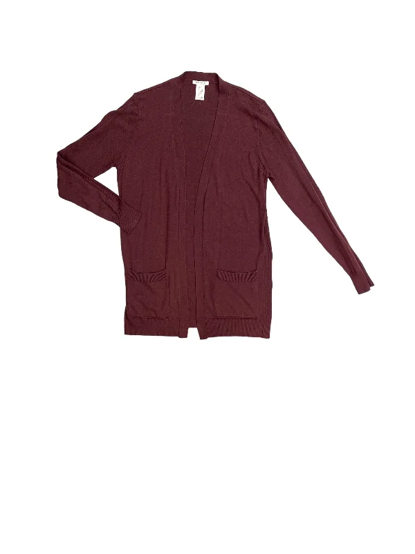 Get It Before It’s Gone Sweater Cardigan By Matty M In Red, Size: M