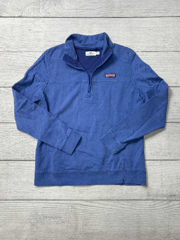 Huge Savings Sweatshirt Collar By Vineyard Vines In Blue, Size: M