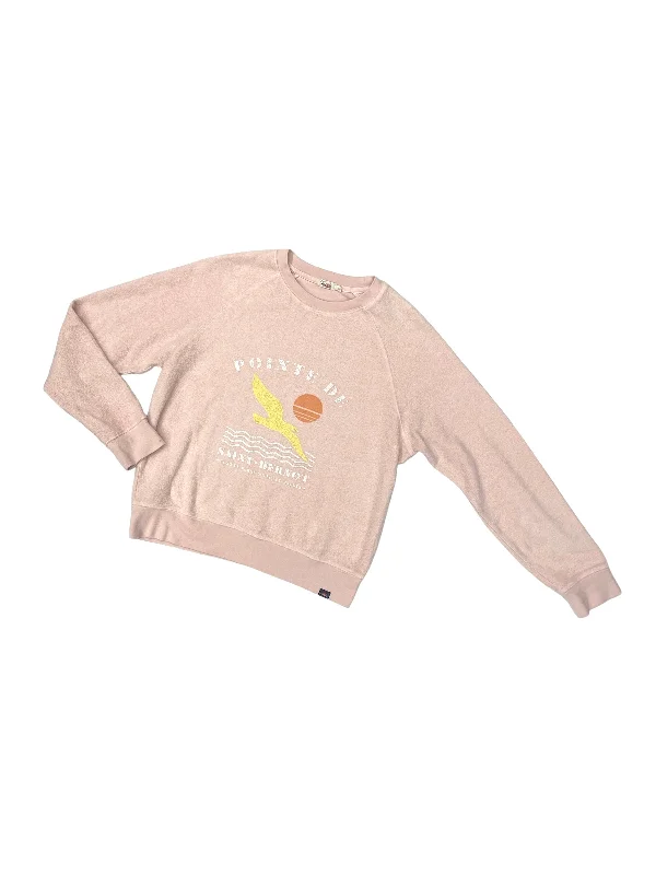 Today's Special Sweatshirt Crewneck By Faherty In Pink & Yellow, Size: S