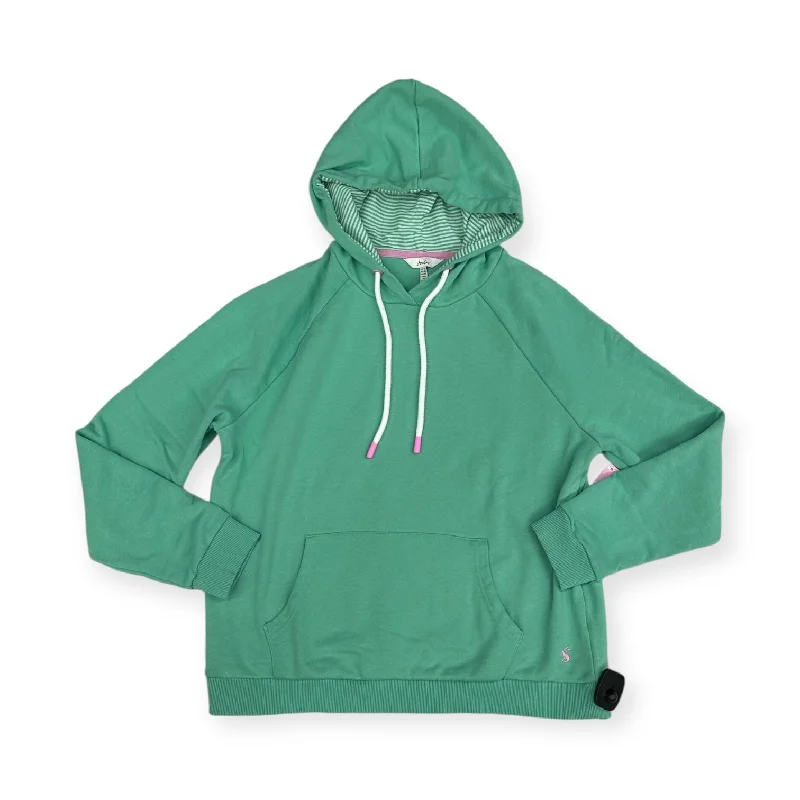 Sweatshirt Hoodie By Joules In Green, Size: M