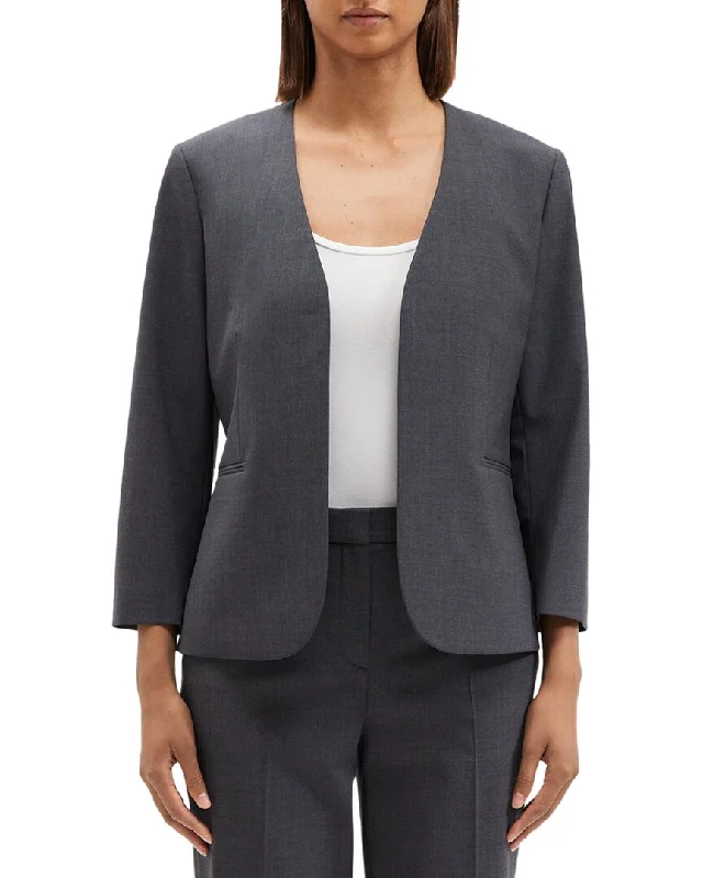 Limited Time Discount Theory Lindrayia Wool-Blend Blazer