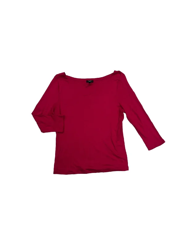 Unbeatable Prices Top 3/4 Sleeve By Talbots In Pink, Size: Petite  M