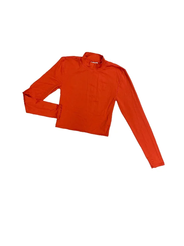 Markdowns Top Long Sleeve Basic By Babaton In Orange, Size: M