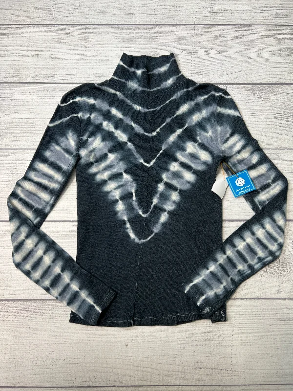 Exclusive Offers Top Long Sleeve Basic By Free People In Grey White, Size: S