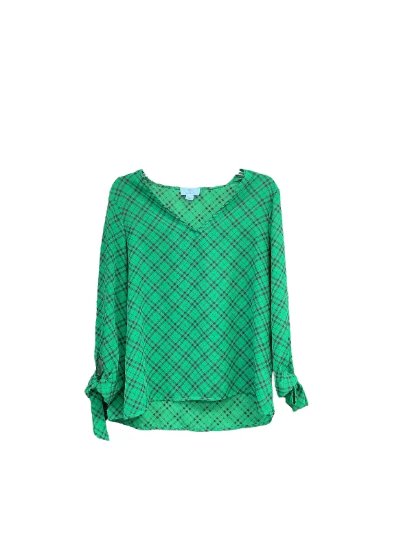One-DAY Sale Top Long Sleeve By Cece  Size: L