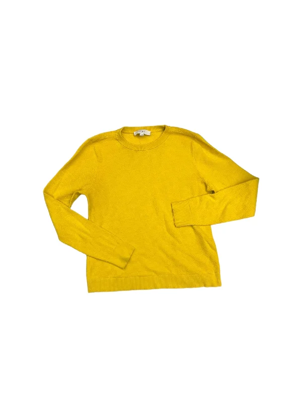 Deal Alert Top Long Sleeve By Loft In Yellow, Size: L
