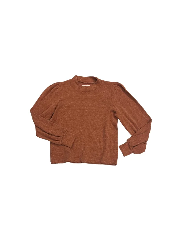 Extra Discounts Top Long Sleeve By Madewell In Orange, Size: Xs