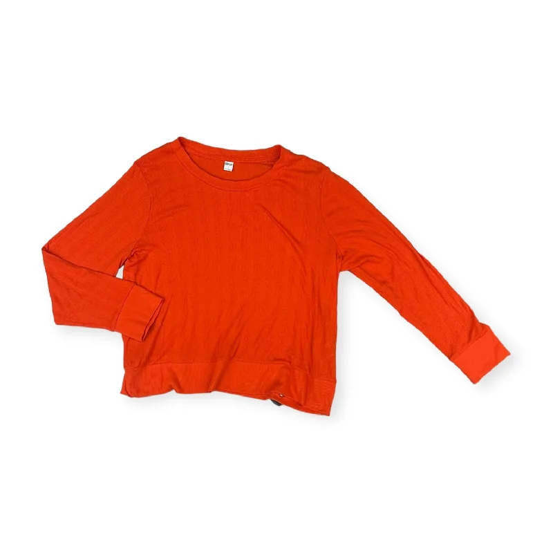 Early Bird Discount Top Long Sleeve By Old Navy In Orange, Size: Xxl