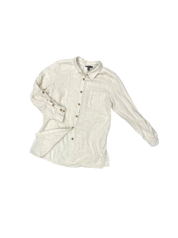 Warehouse Sale Top Long Sleeve By Tribal In Cream, Size: M