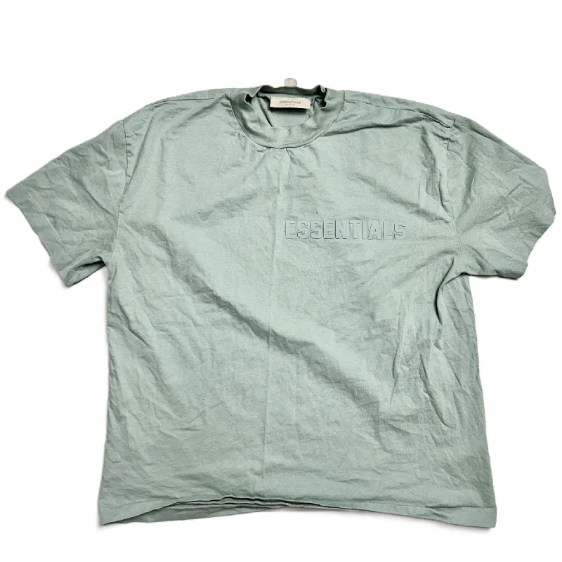 Deal Mania Top Short Sleeve By Essentials Fear Of God In Blue, Size: Xl