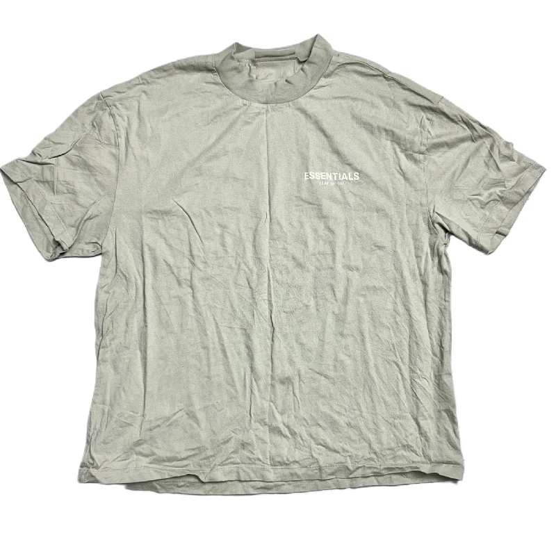 Bargain Prices Top Short Sleeve By Essentials Fear Of God In Green, Size: Xl