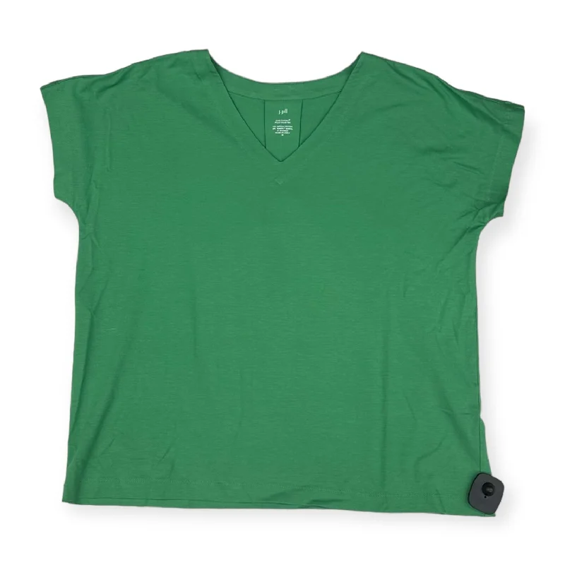 Discount Deals Top Short Sleeve By J. Jill In Green, Size: M