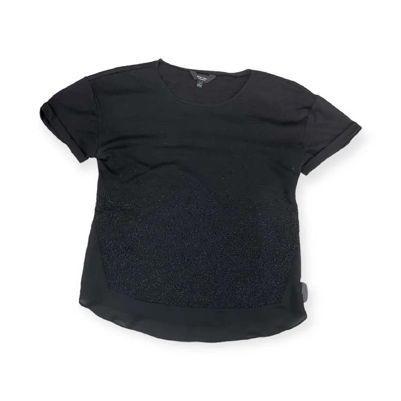 Can't Miss Top Short Sleeve By Simply Vera In Black, Size: S