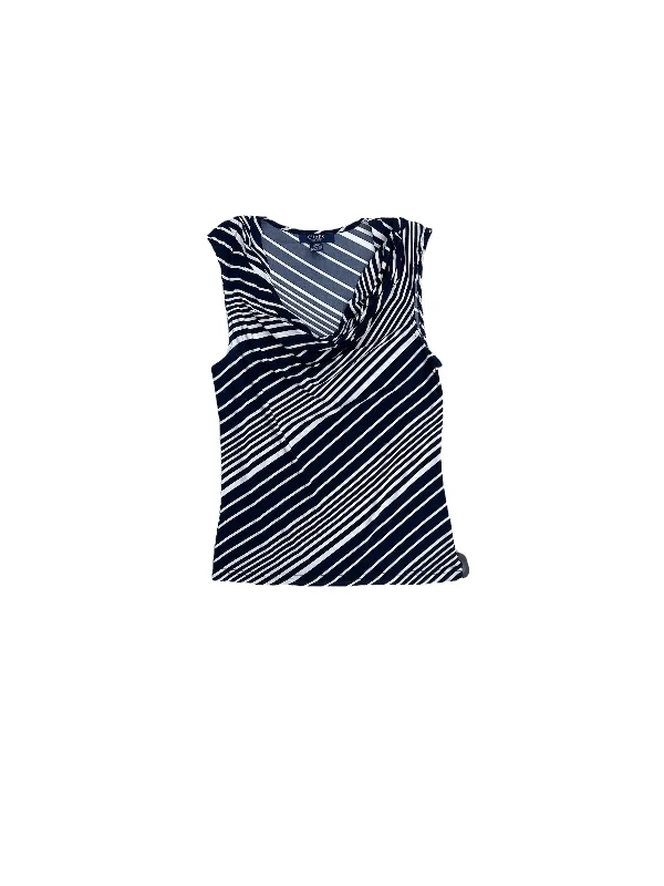 Major Savings Top Sleeveless By Chaps In Navy, Size: S