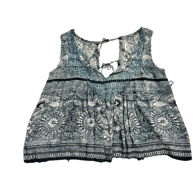 Price Smash Top Sleeveless By Free People In Blue, Size: S