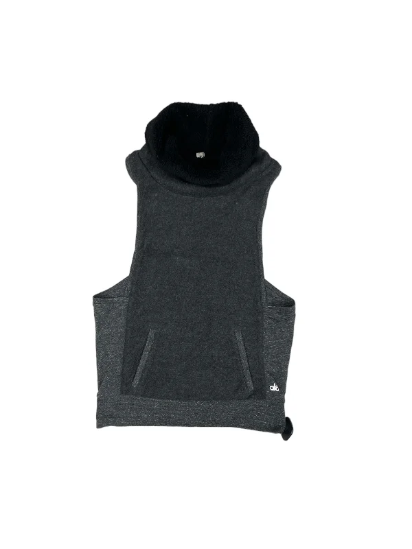 Instant Discount Vest Fleece By Alo In Grey, Size: S