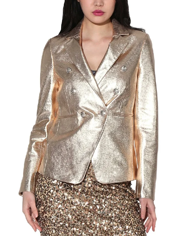 Steals and Deals Walter Baker Marley Leather Blazer