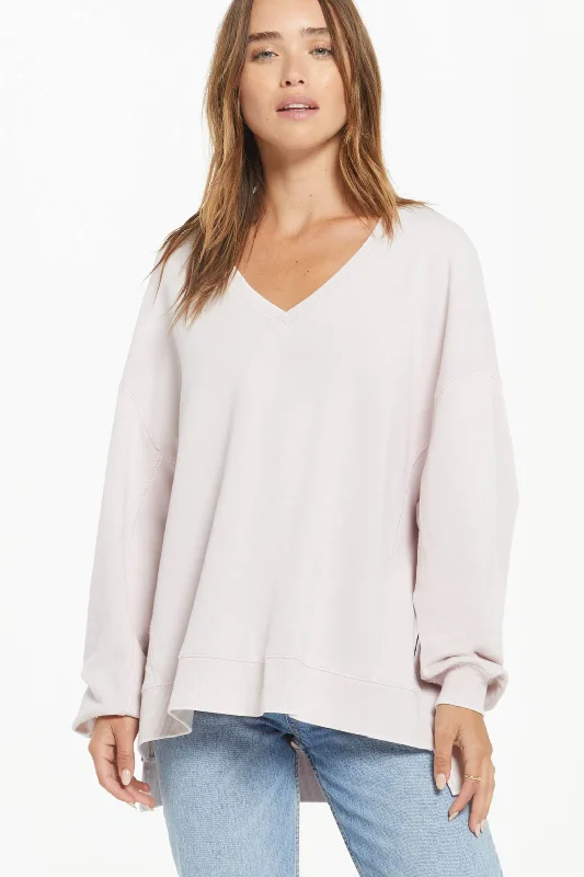 Deal Frenzy Washed V-Neck Modern Weekender