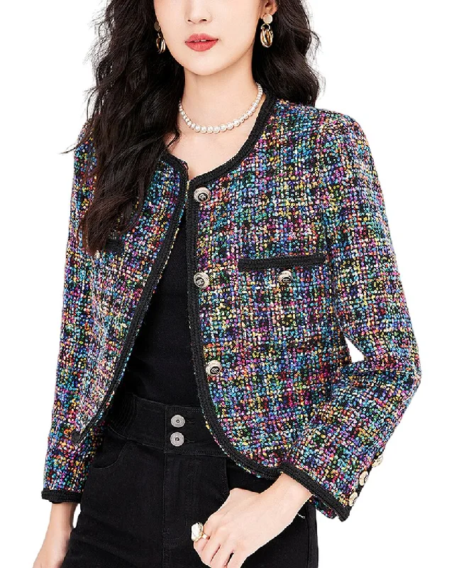 Incredible Offers WLZD Wool-Blend Blazer