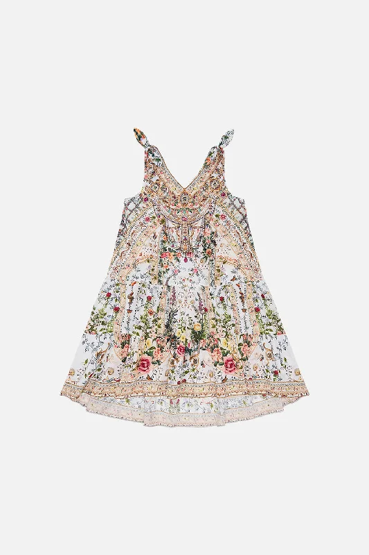 Unbeatable Prices KIDS TIERED DRESS WITH BOWS 4-10 RENAISSANCE ROMANCE