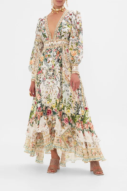 Clearance Sale LONG BUTTON FRONT DRESS RENAISSANCE ROMANCE