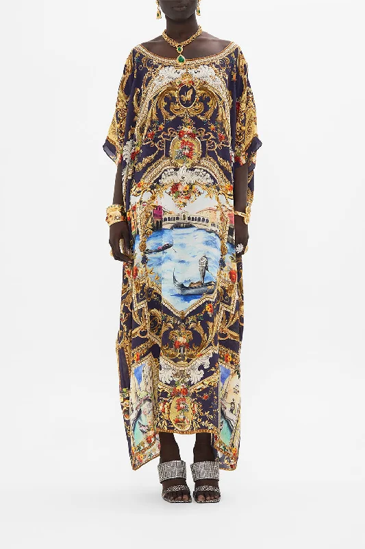 Overstock ROUND NECK KAFTAN VENICE VIGNETTE