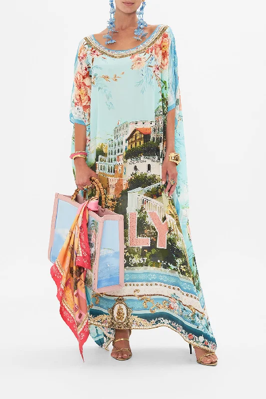 Special Savings ROUND NECK KAFTAN FROM SORRENTO WITH LOVE