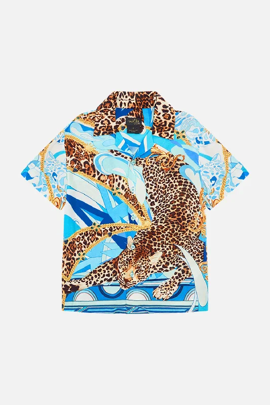 Sale Event BOYS' SHORT SLEEVE SHIRT SKY CHEETAH